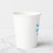 チームワークで仕事は成し遂げられる 紙コップ (右)
