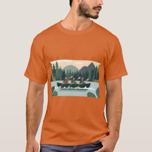 チームワークで夢を叶えるTシャツ Tシャツ