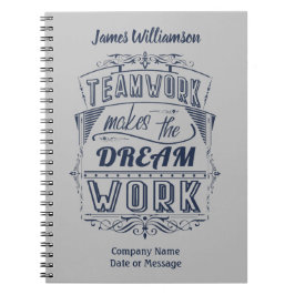 チームワークで夢を実現しよう ノートブック