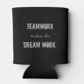 チームワークでDreamworkを実現 缶クーラー (裏面)