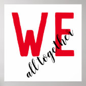 チームワークのインスピレーションを共やる気を起こさせる有 ポスター (正面)