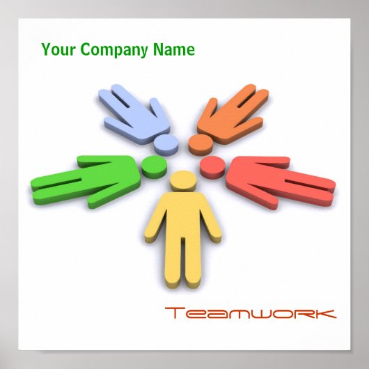 チームワークのポスター ポスター (正面)