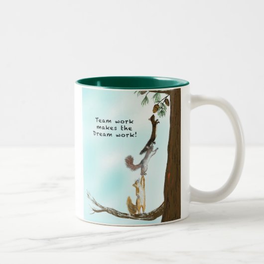 チームワークのマググ ツートーンマグカップ (右)