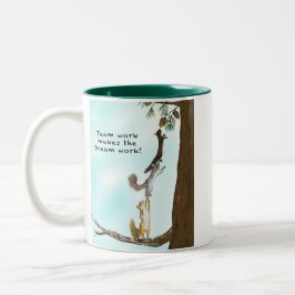 チームワークのマググ ツートーンマグカップ