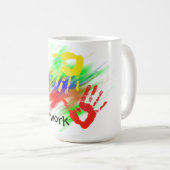 チームワークのマグ コーヒーマグカップ (正面右)