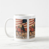 チームワークの勝利 コーヒーマグカップ (左)