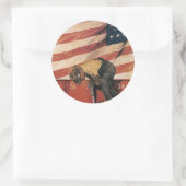 チームワークの勝利 ラウンドシール (バッグ)