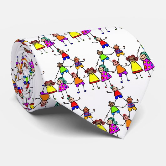 チームワークの子供 ネクタイ (ロール)
