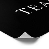 チームワークは忍耐ポやる気を起こさせるスタ ポスター (角)