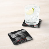 チームワークやる気を起こさせる感動的引用文手 コースター (右側)