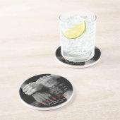 チームワークやる気を起こさせる感動的引用文手 コースター (側面)