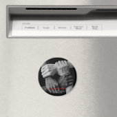 チームワークやる気を起こさせる感動的引用文手 マグネット (インサイチュ (食洗機))