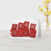 チームワークカード カード (黄色い花)