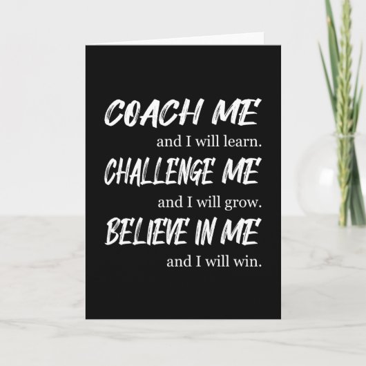 チームワークスピリットジョブチーム素晴らしプレーヤーギフトアイディア カード (正面)