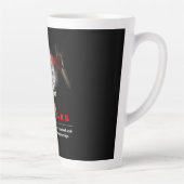 チームワークバスケットボールモチベーション カフェラテマグ (右)