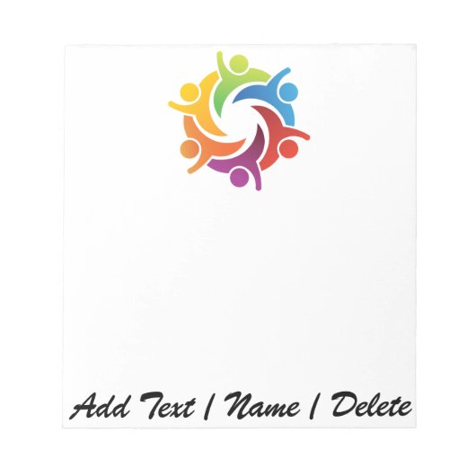 チームワークパッド – SRF ノートパッド (正面)