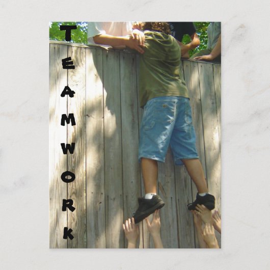 チームワークポストカード ポストカード (正面)