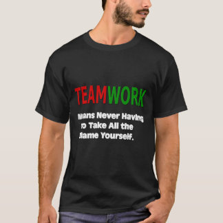 チームワークユーモア Tシャツ