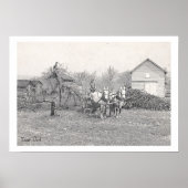 チームワークヴィンテージアートポスター ポスター (正面)