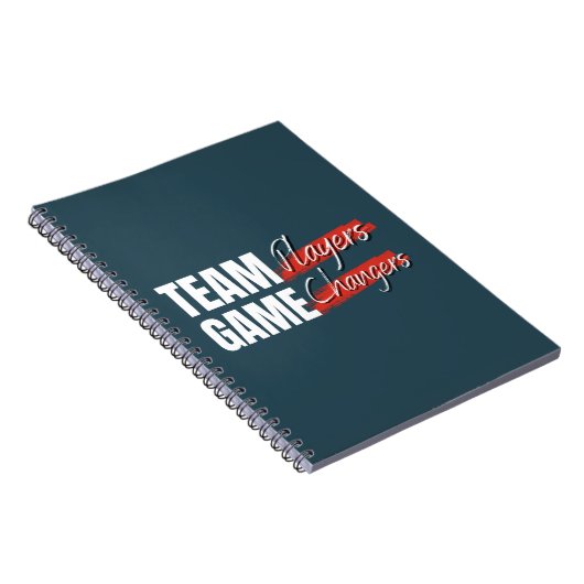 チームワーク会社のビジネスオフィスギフト ノートブック (右側)