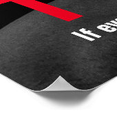 チームワーク感動的引用文やる気を起こさせる ポスター (角)