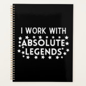 チームワーク絶対伝説を扱う プランナー手帳 (正面)