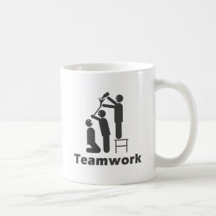 チームワーク-やる気を起こさせるな商品 コーヒーマグカップ