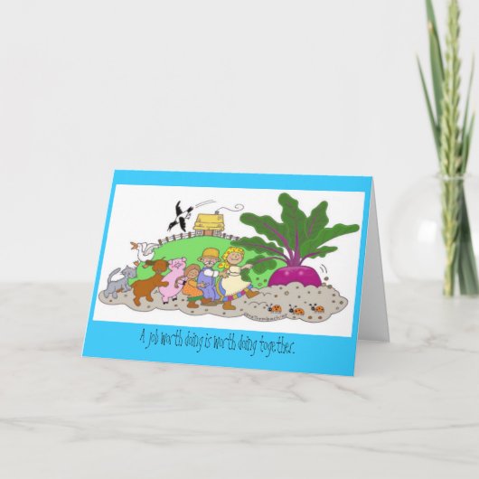 チームワーク サンキューカード (正面)