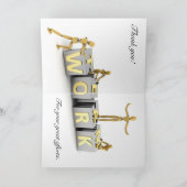 チームワーク-サンキューカード サンキューカード (内部)