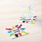 チームワーク スクエアペーパーコースター (インサイチュ)