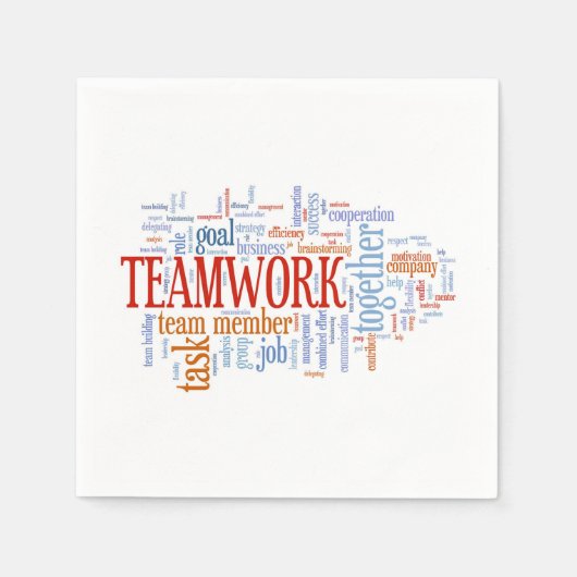 チームワーク スタンダードカクテルナプキン (正面)