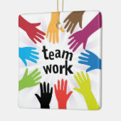チームワーク セラミックオーナメント (左)