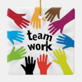 チームワーク セラミックオーナメント (裏面)