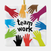 チームワーク セラミックオーナメント (正面)