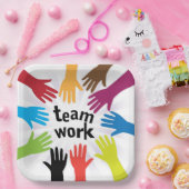 チームワーク ペーパープレート (パーティー)