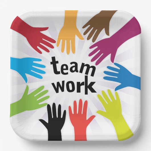 チームワーク ペーパープレート (正面)
