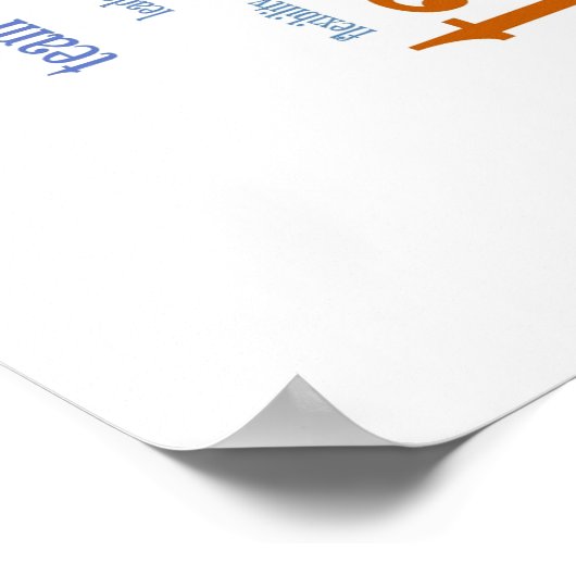 チームワーク ポスター (角)