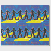 チームワーク ラッピングペーパー (フラット)