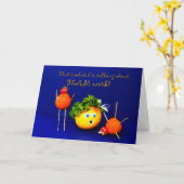 チームワーク – 勇気付けられる – 称賛 カード (黄色い花)