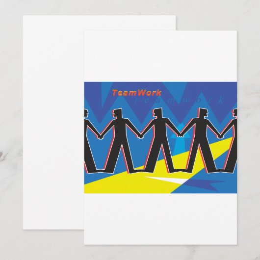 チームワーク 招待状 (正面/裏面)