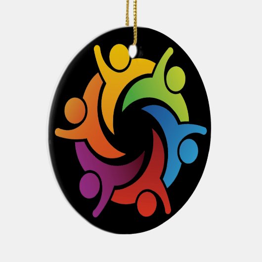 チームワーク – Unity - SRF セラミックオーナメント (右)