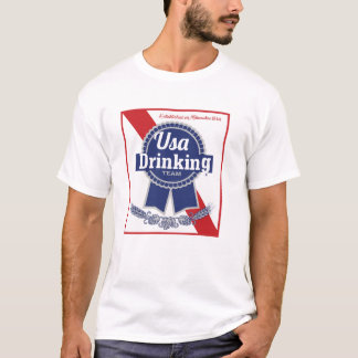 チーム一流PBRを飲む米国 Tシャツ