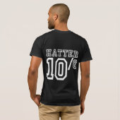 チーム不思議の国:  帽子屋(白い) Tシャツ (裏面フル)