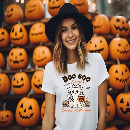 チーム不気味スピリット:ブーブクルーのハロウィーン Tシャツ