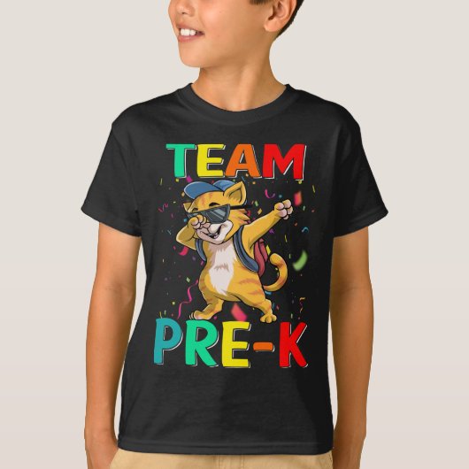 チーム事前Kネコ新学期Tシャツ回収 Tシャツ (正面)