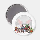 チーム仮想宇宙ステーショングループ マグネット (正面/裏面)