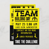 チーム企業の建物日 エンクロージャーカード (正面/裏面)