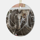 チーム作業 セラミックオーナメント (左)