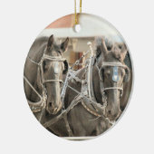 チーム作業 セラミックオーナメント (左)