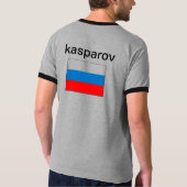チーム傾き: kasparov tシャツ (裏面)